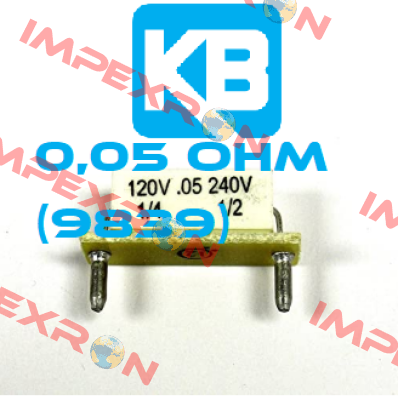 0,05 oHM (9839) KB Electronics