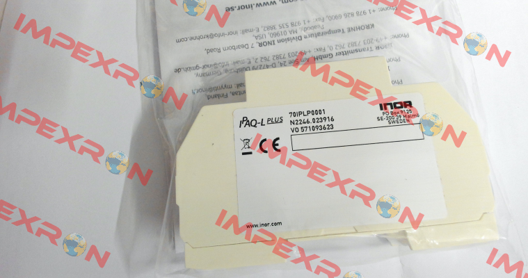 Order No. 70IPLP0001, Type: IPAQ-LPLUS Inor