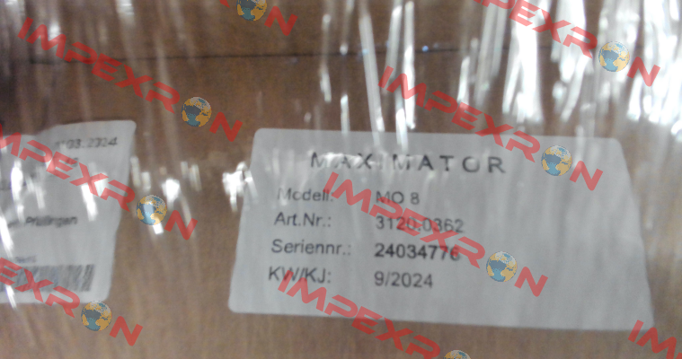 MO8 / 3120.0362/1000015171 Maximator