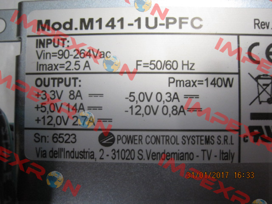 M141-1U-PFC Power Control Systems