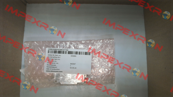 005869 / Pt1000 / KTY 84-130 Reissmann