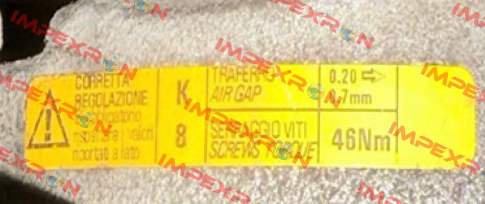 DC V230 AC-K8 Freno