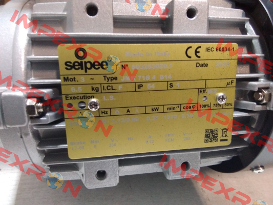 JMK 71B 0.37KW 4P B14 230/400-50 SEIPEE