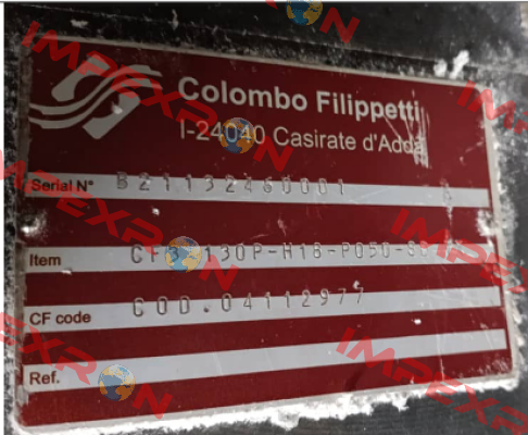 CF3 130P-H18-P050-DS VX Colombo Filippetti