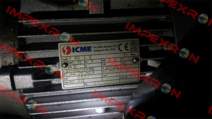 D  80 A 2    Nr. 200U6862  Icme Motor