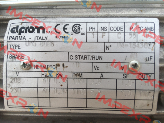 13-EB34004 OEM ORANGE1 (Elprom)