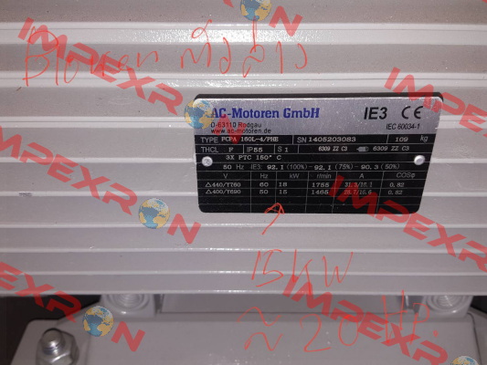 PDM-4-B35-15-160L-G-Z1  AC Motoren