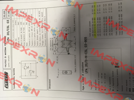 LPA 20 / D-N -CSL 03-B05   21 011 130   Flucom