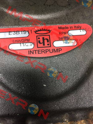 Type E3B1911 Interpump