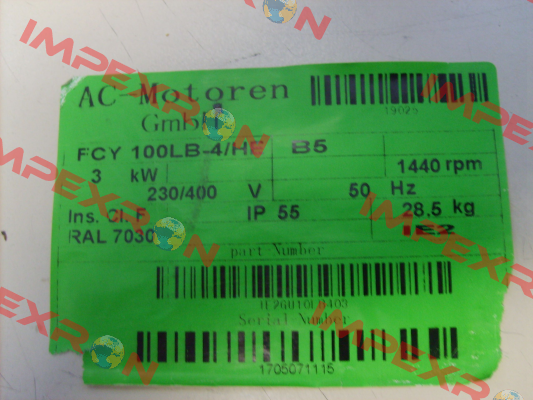 FCY 100 LB 4/HE  AC Motoren