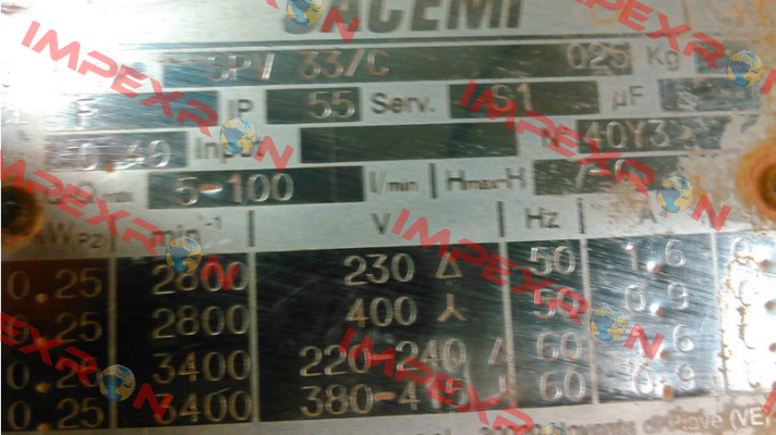 SPV33/C Sacemi