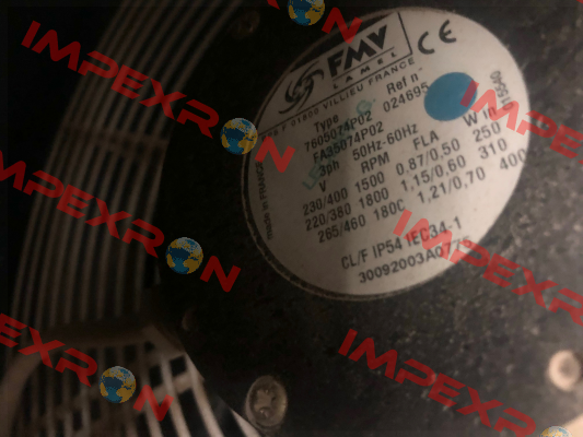 7605074P02 024695 FMV-Lamel (now Ziehl Abegg)