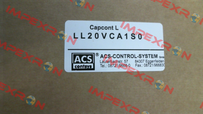 L L 2 0 V C A 1 S 0 (111000044) ACS CONTSYS