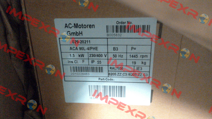 IE3AC09L4000 AC Motoren