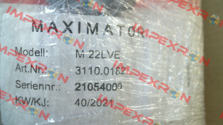Type M22LVE; 3110.0182 Maximator