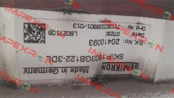 SKiiP 1803 GB122-3DL Obsolete, no replacement  Semikron
