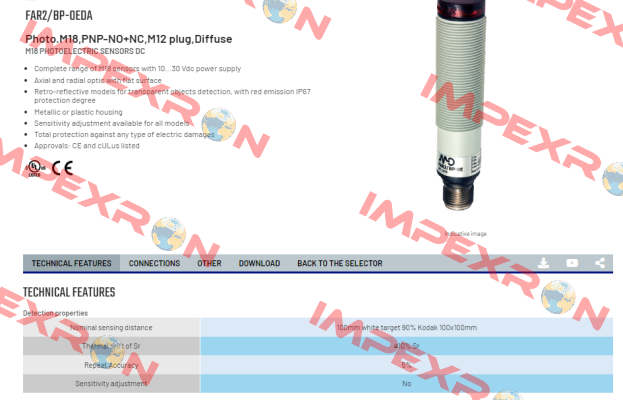 FAR2/BP-0EDA Micro Detectors / Diell (now Datasensing)