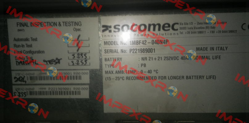 1MBF42-040N4P  SOCOMEC