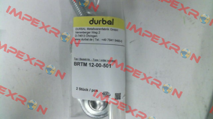 BRTM 12-00-501 Durbal